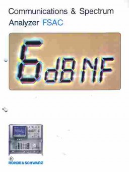 Буклет Rohde&Schwarz Communications & Spectrum Analyzer FSAC, 55-51, Баград.рф